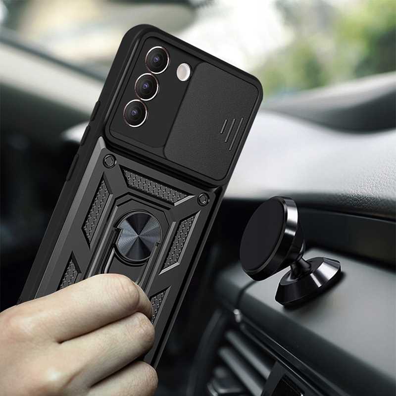 Spacecase Camring Galaxy S21+ black