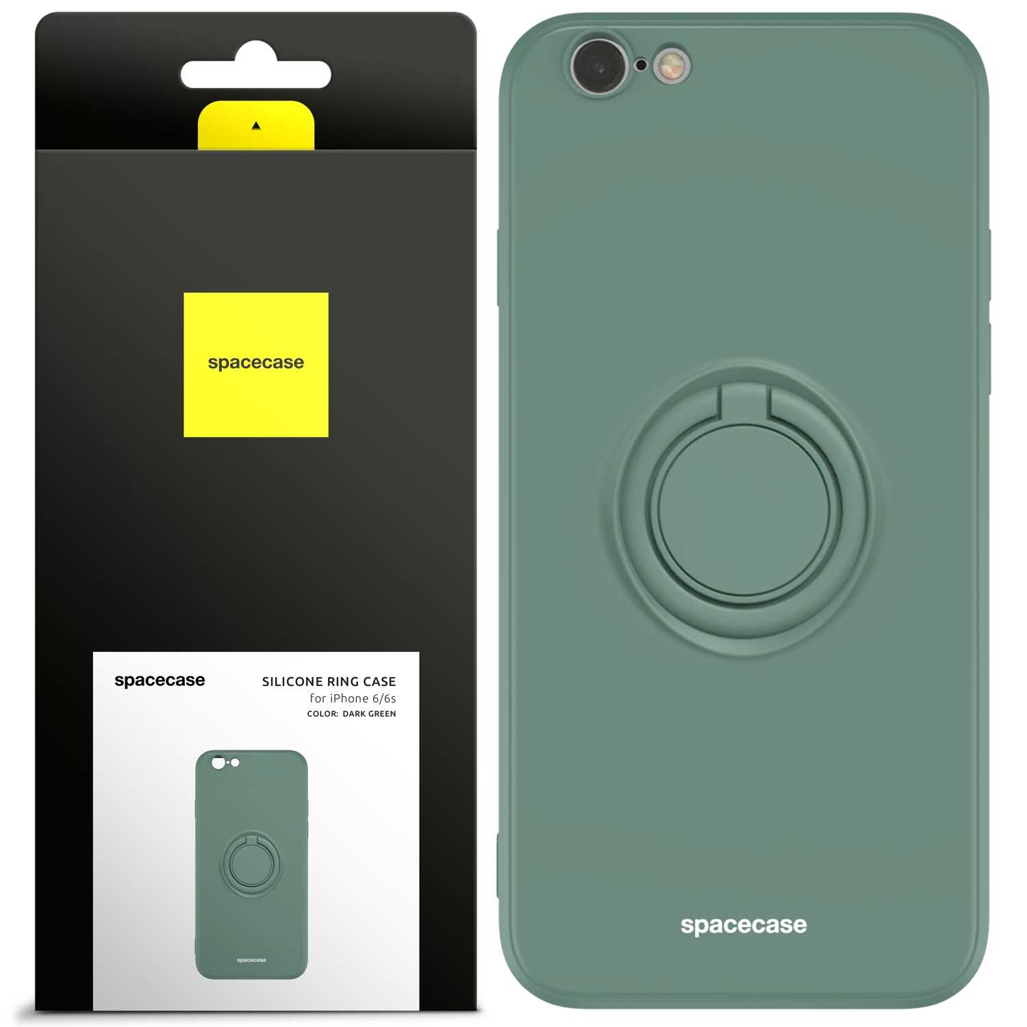 Spacecase Silicone Ring Iphone 6/6S Dark Green