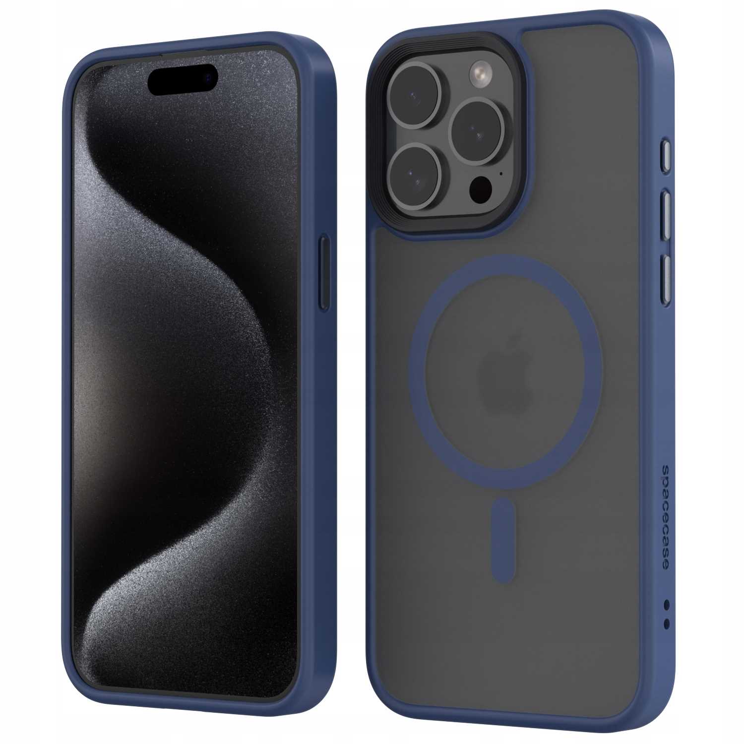 Spacecase Hybrid Mag iPhone 15 Pro Max dark bl