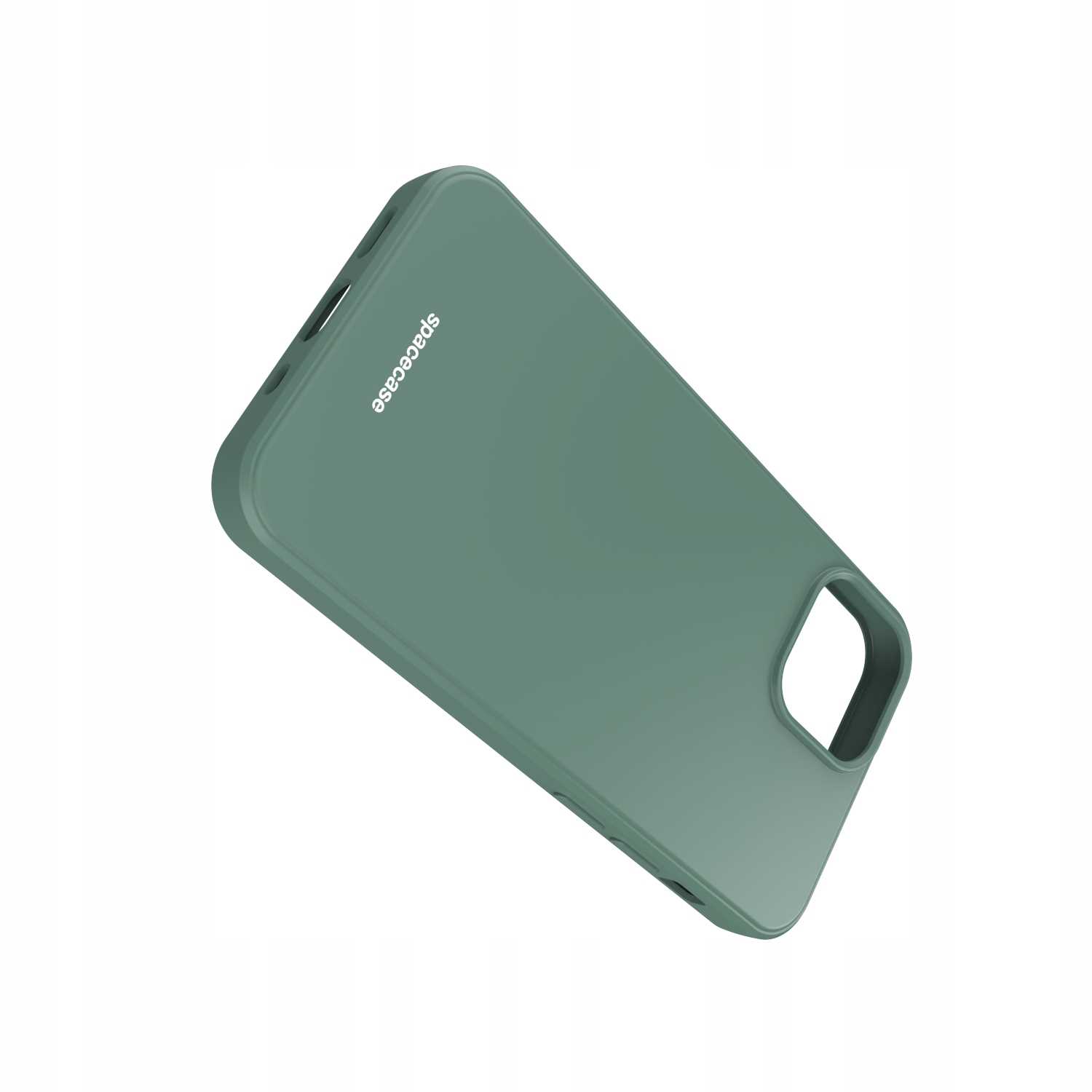 Spacecase Silicone Case iPhone 13 Mini dark green