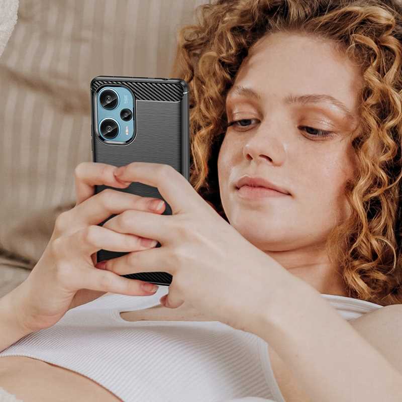 Spacecase Carbon Poco F5 Black