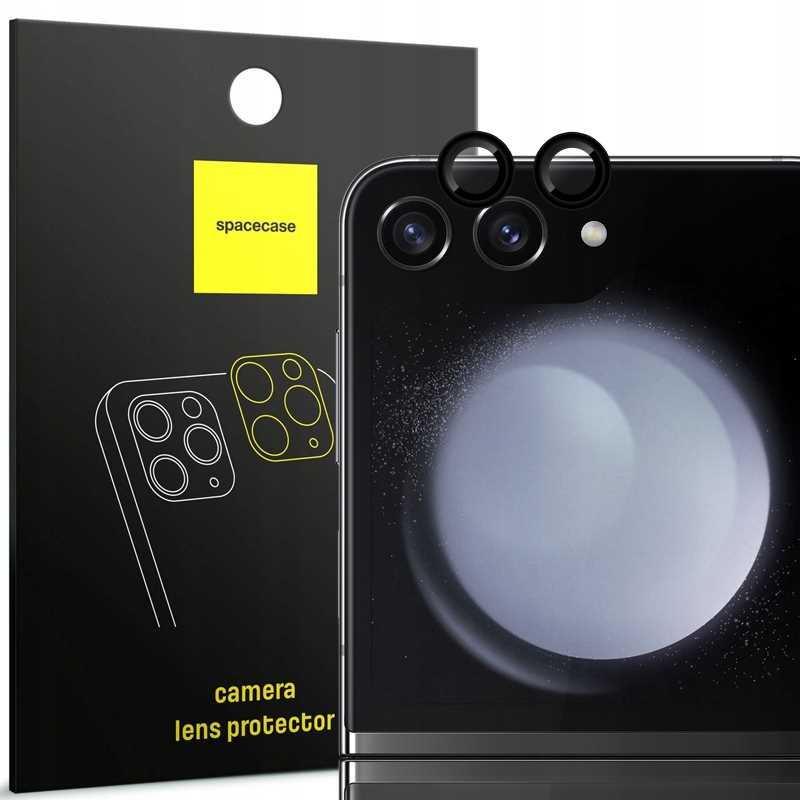 Spacecase Camera Ring Galaxy Z Flip 5 Black