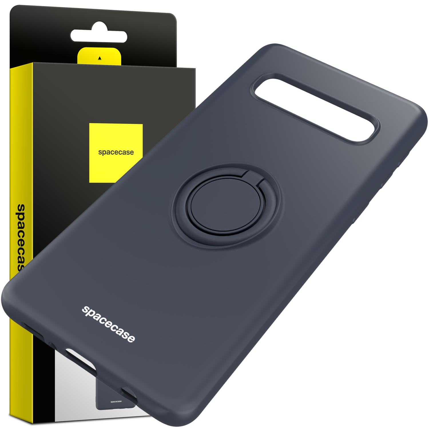 Spacecase Silicone Ring Galaxy S10+ black