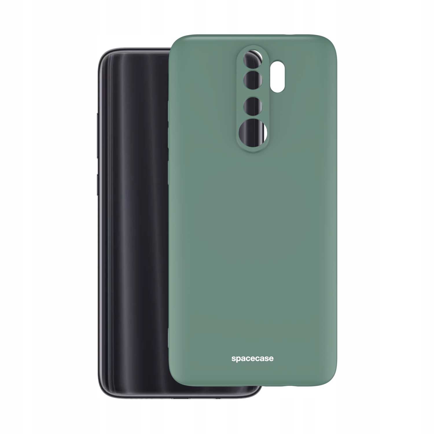 Spacecase Silicone Case Redmi Note 8 Pro Dark Green