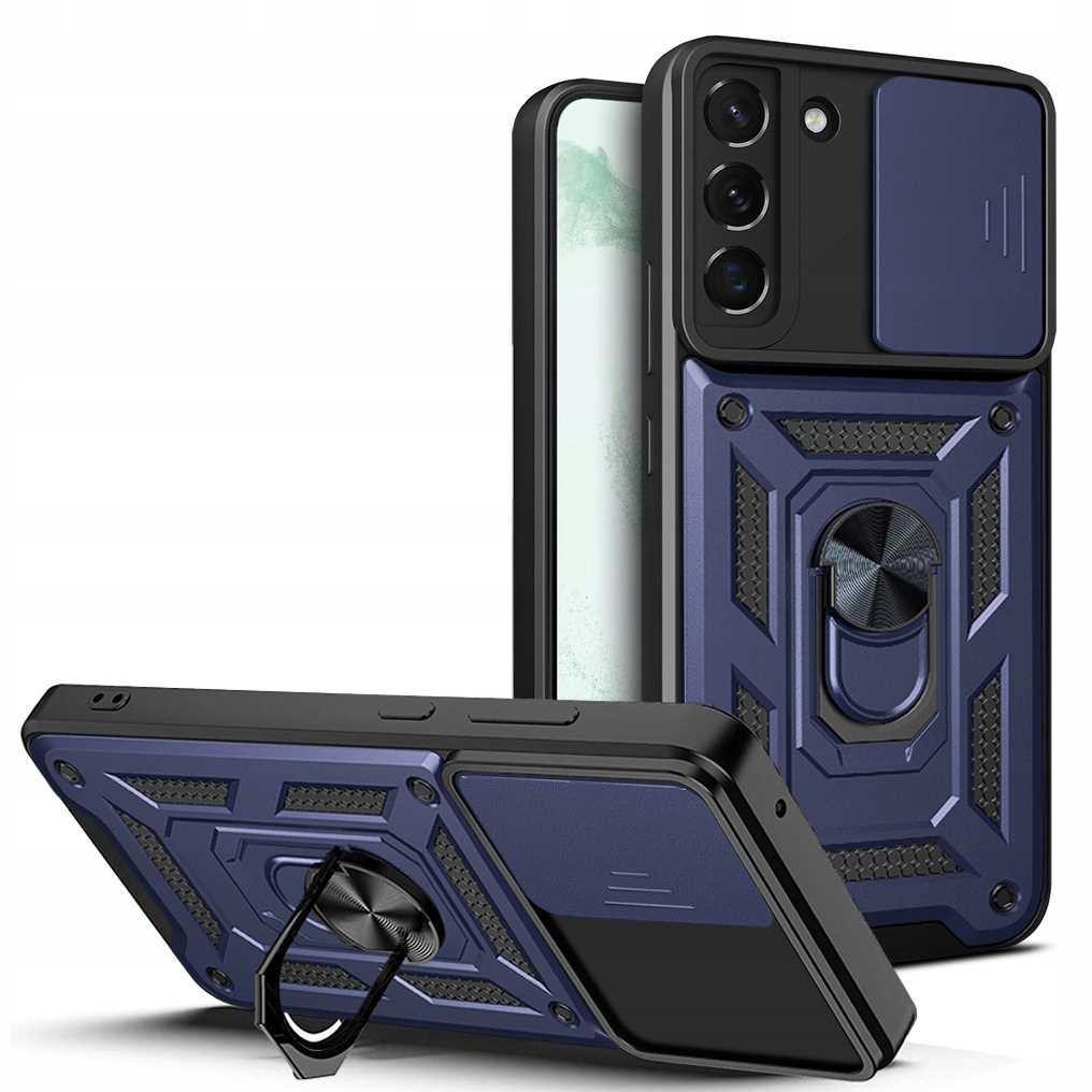 Spacecase Camring Galaxy S22 Ultra blue