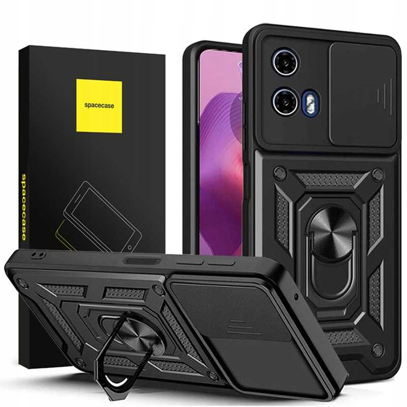 Spacecase Camring Motorola G04/G24/G24 Power Black