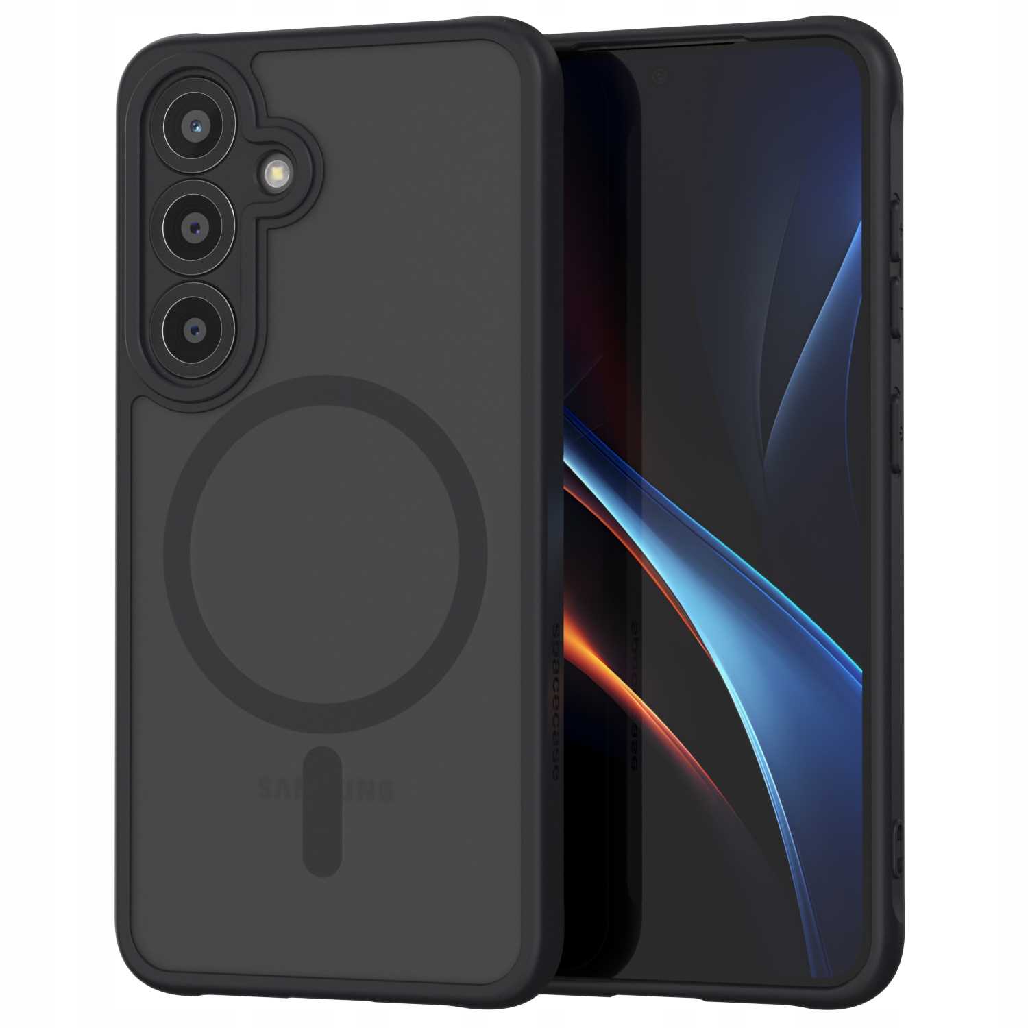 Spacecase Hybrid Mag Galaxy S25 black