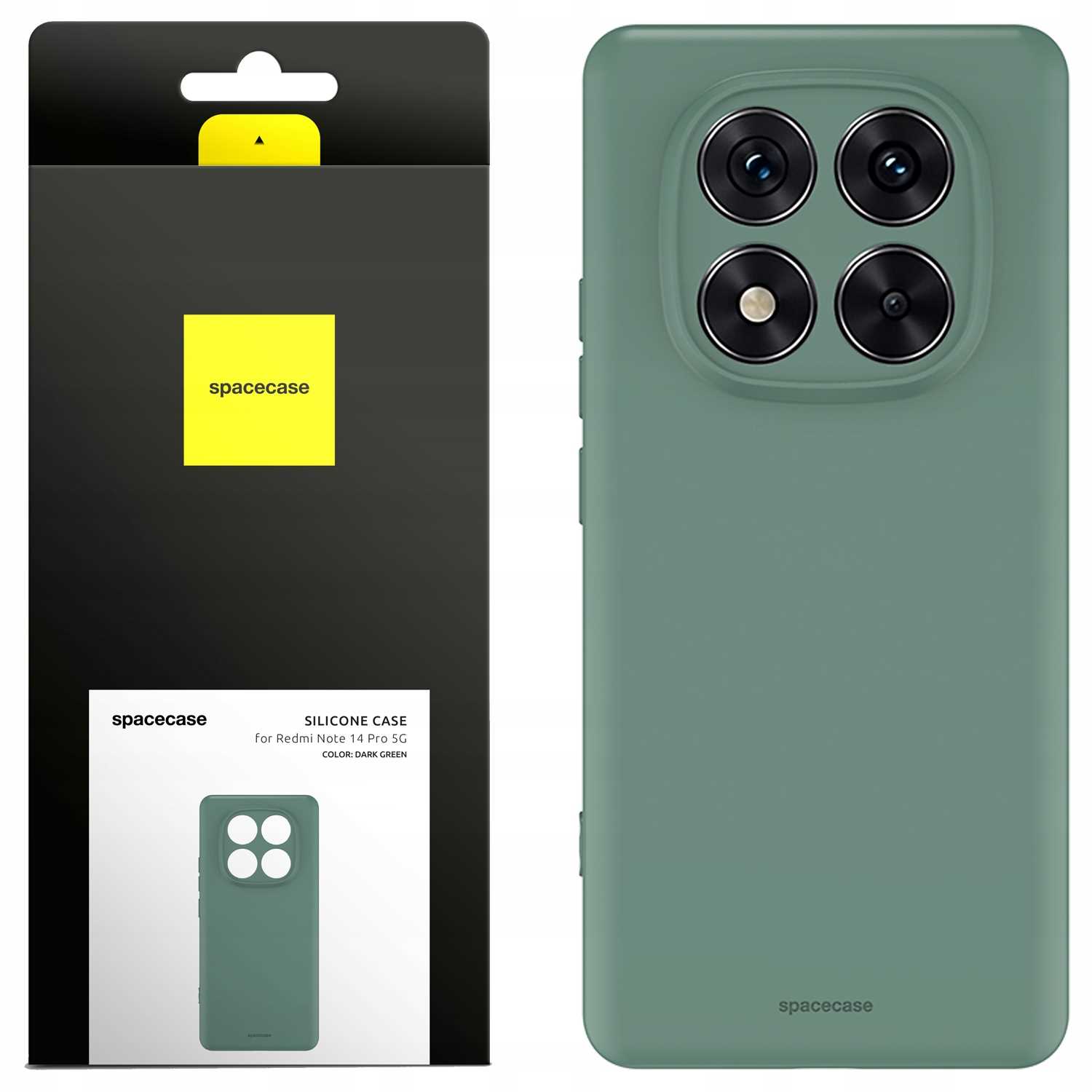 Spacecase Silicone Case 3.0 Redmi Note 14 Pro 5G Green