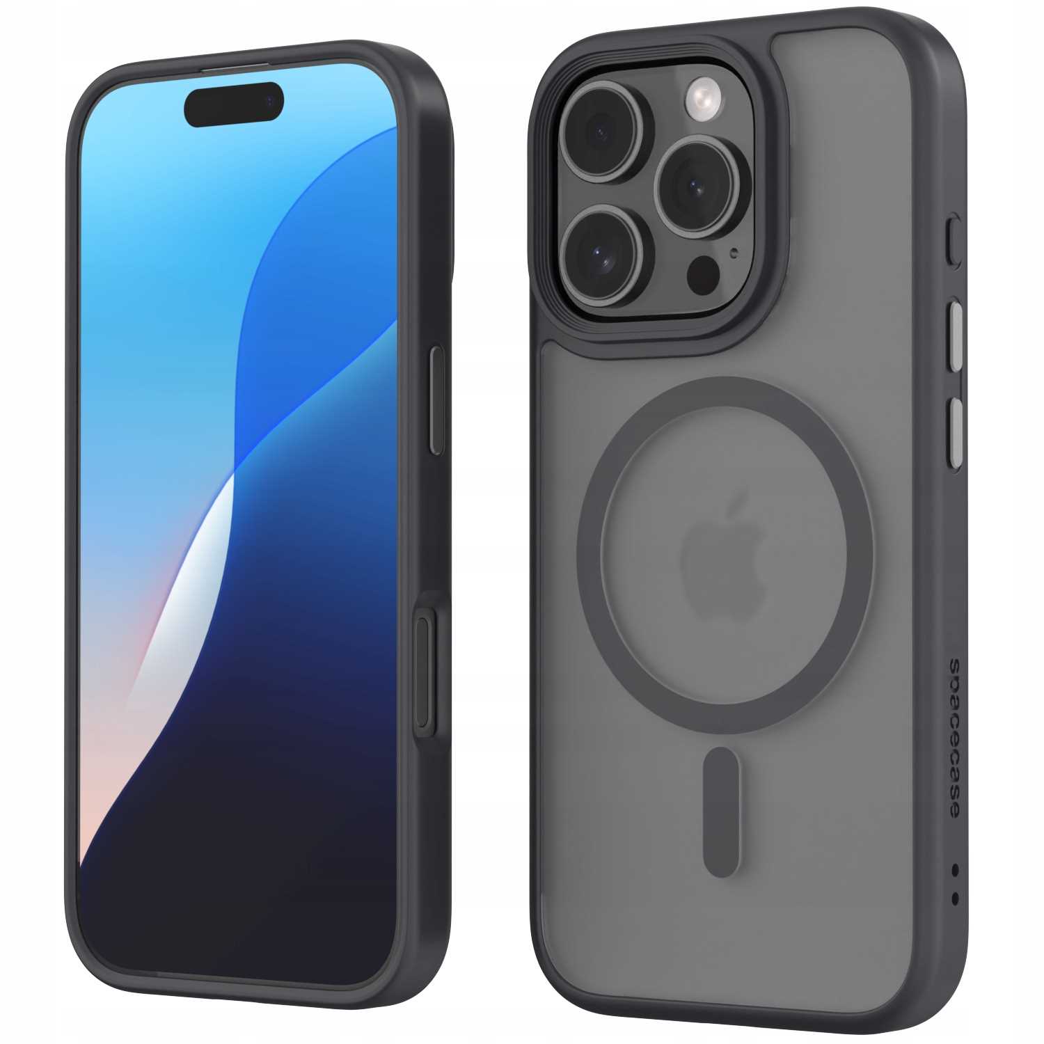 Spacecase Hybrid Mag iPhone 16 Pro black