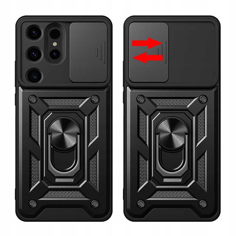 Spacecase Camring Galaxy S24 Ultra black