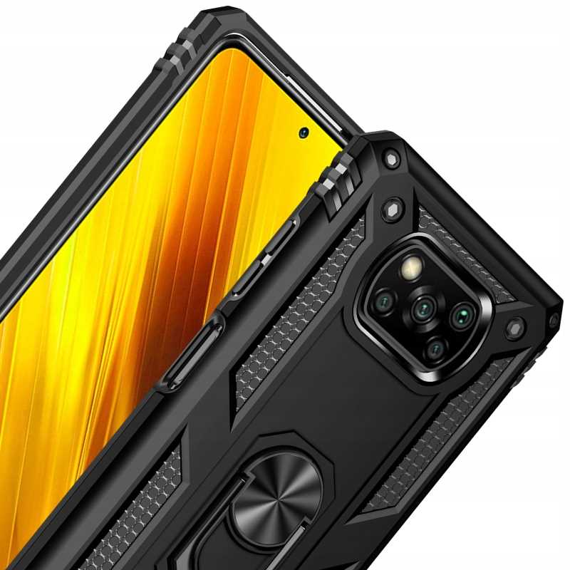 Spacecase Ring Nx Poco X3 Nfc/Pro Czarny