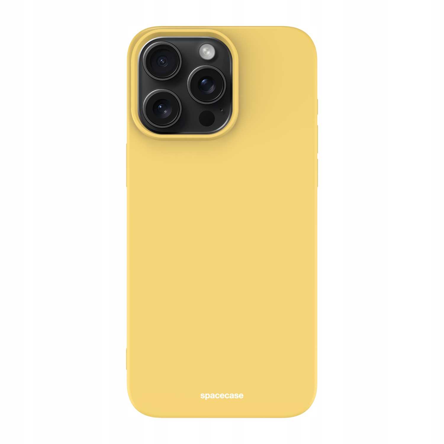 Spacecase Silicone Case iPhone 15 Pro Max yellow