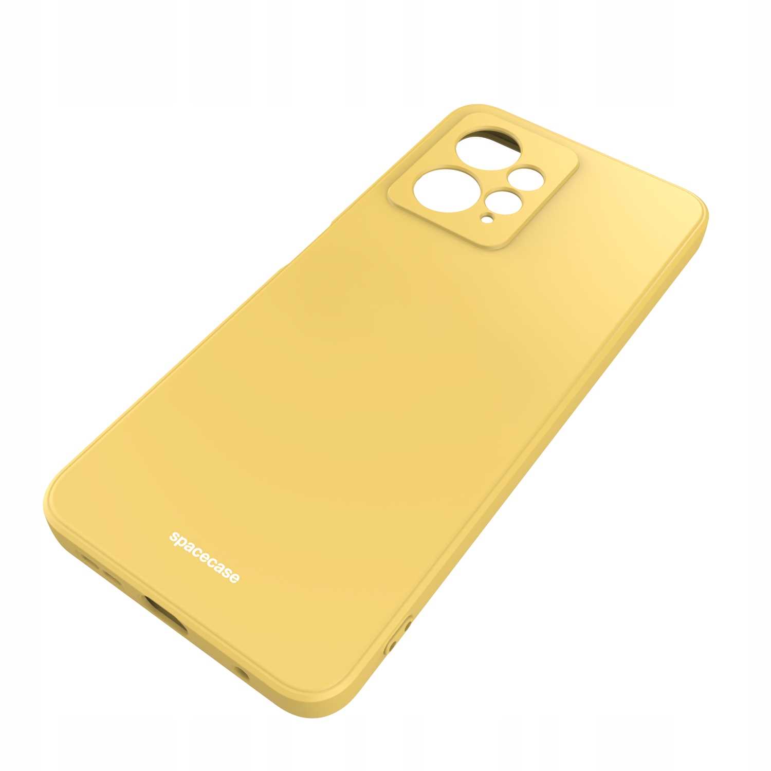 Spacecase Silicone Case Redmi Note 12 4G yellow