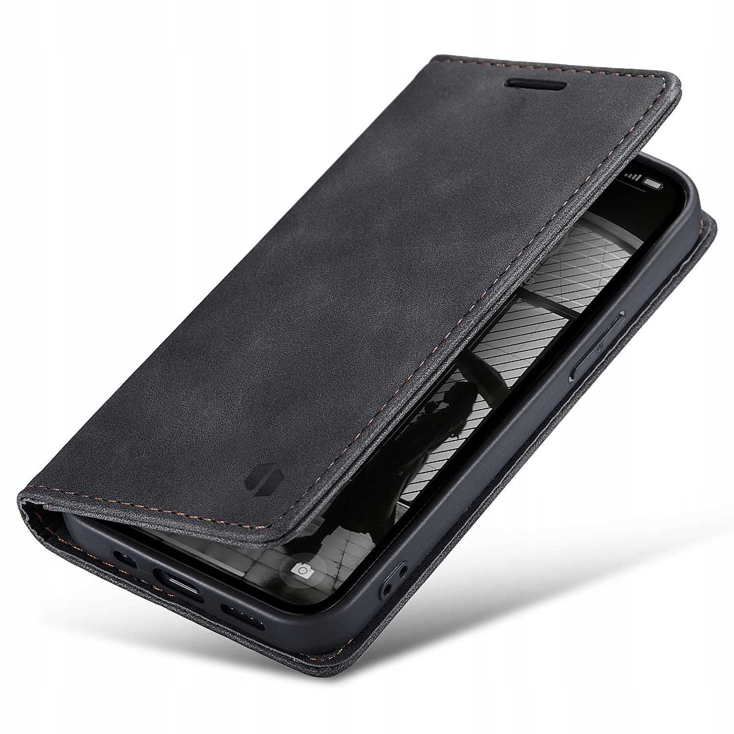 Spacecase Wallet Iphone 16E Black