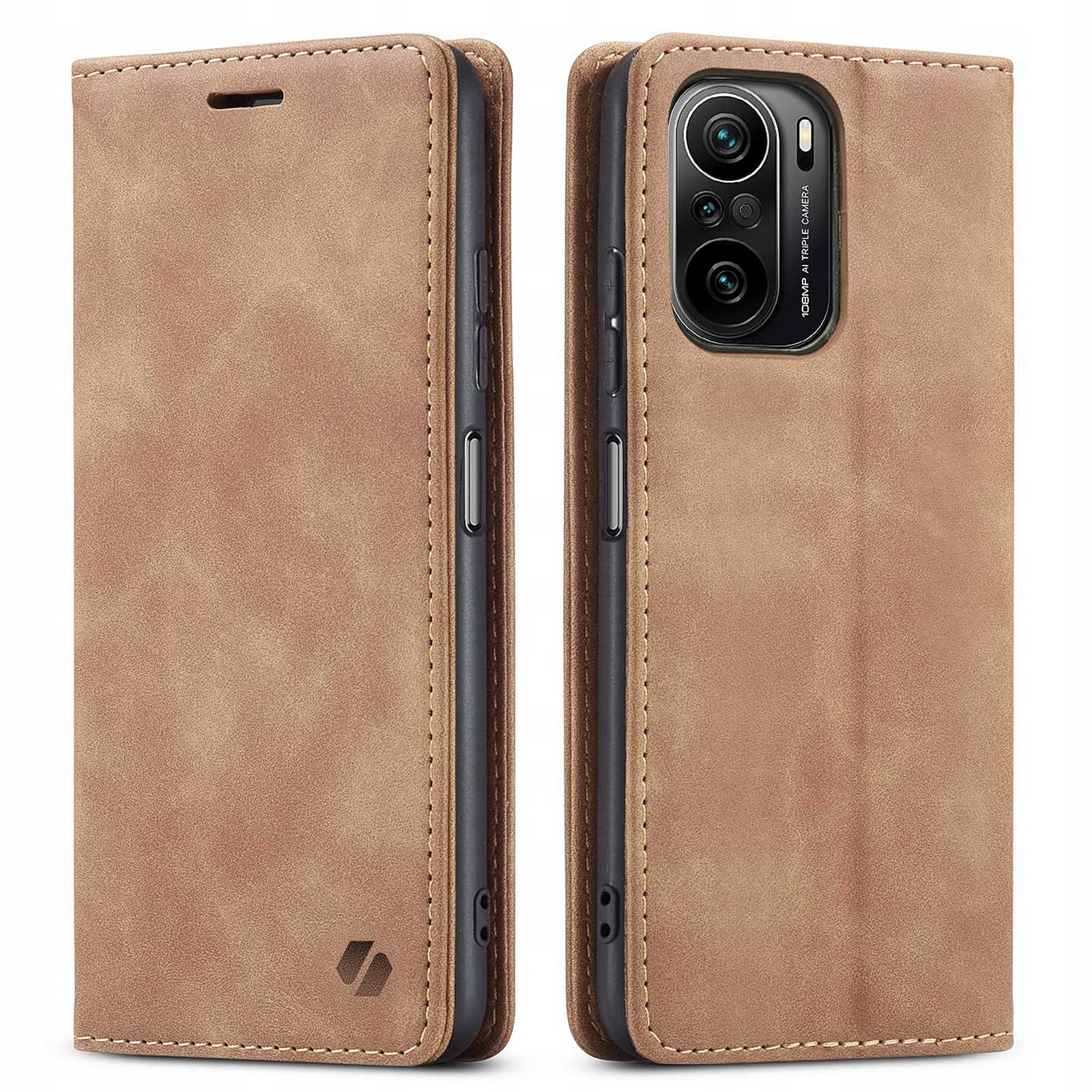 Spacecase Wallet Poco F3 / Mi 11I Light Brown