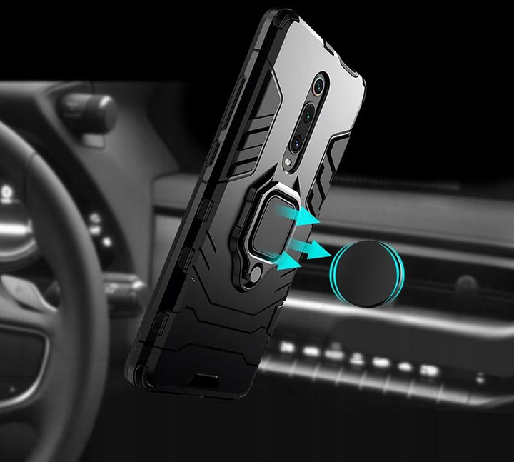 Spacecase X-Ring Mi 9T/9T Pro Czarny