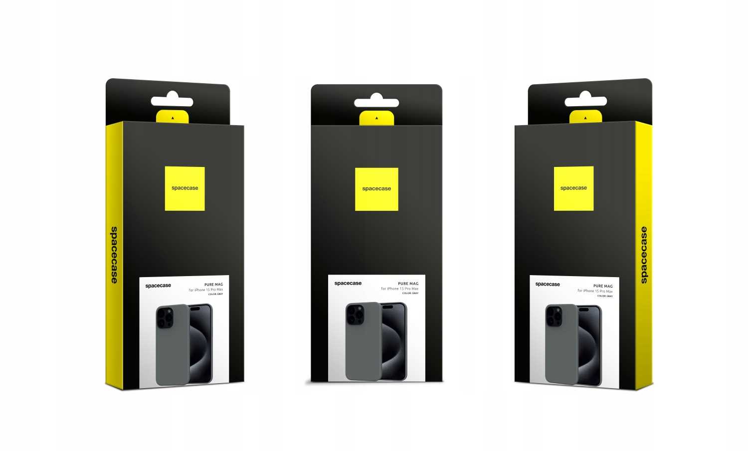 Spacecase Pure Mag iPhone 15 Pro Max gray