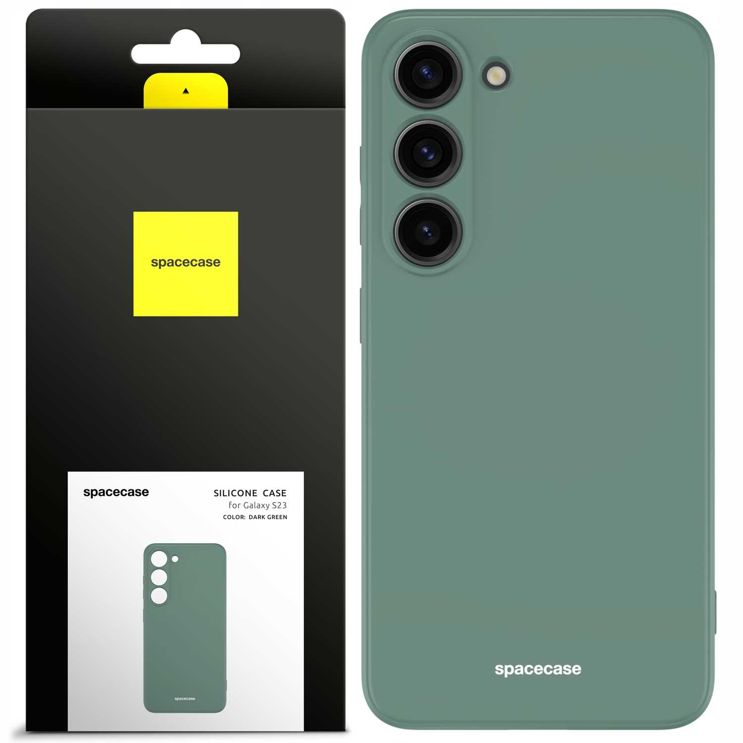 Spacecase Silicone Case Galaxy S23 Dark Green