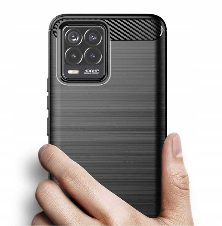 Spacecase Carbon Realme 8/8 Pro czarny