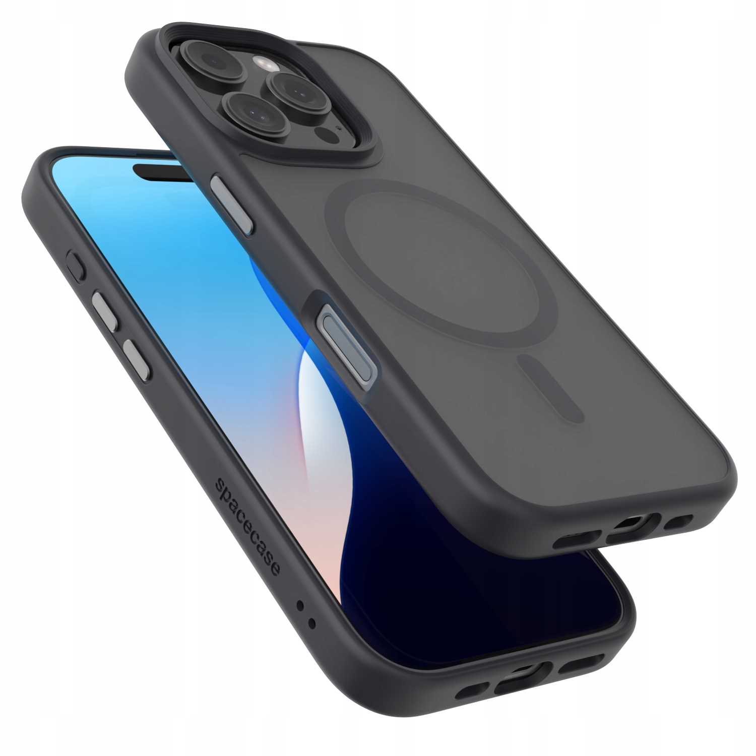 Spacecase Hybrid Mag iPhone 16 Pro black