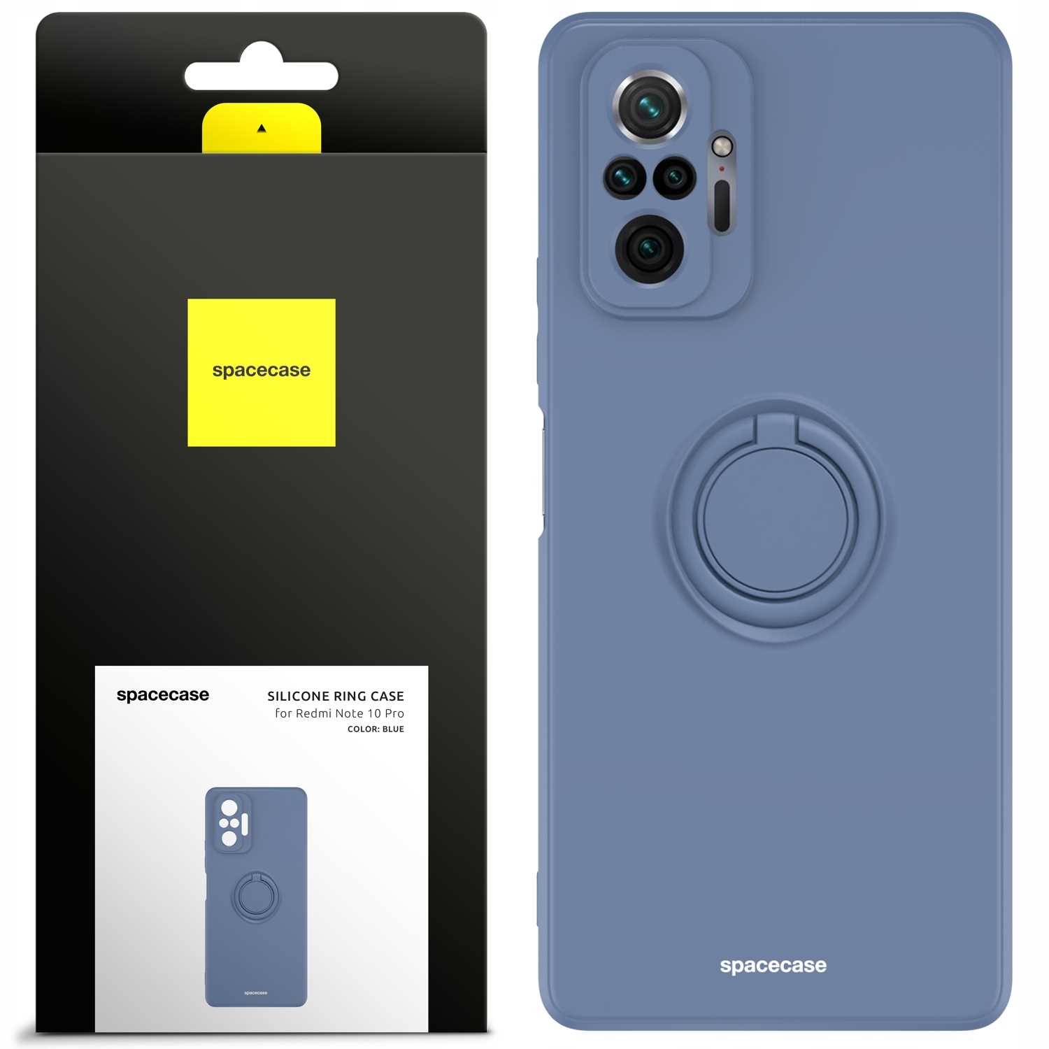Spacecase Silicone Ring Redmi Note 10 Pro blue
