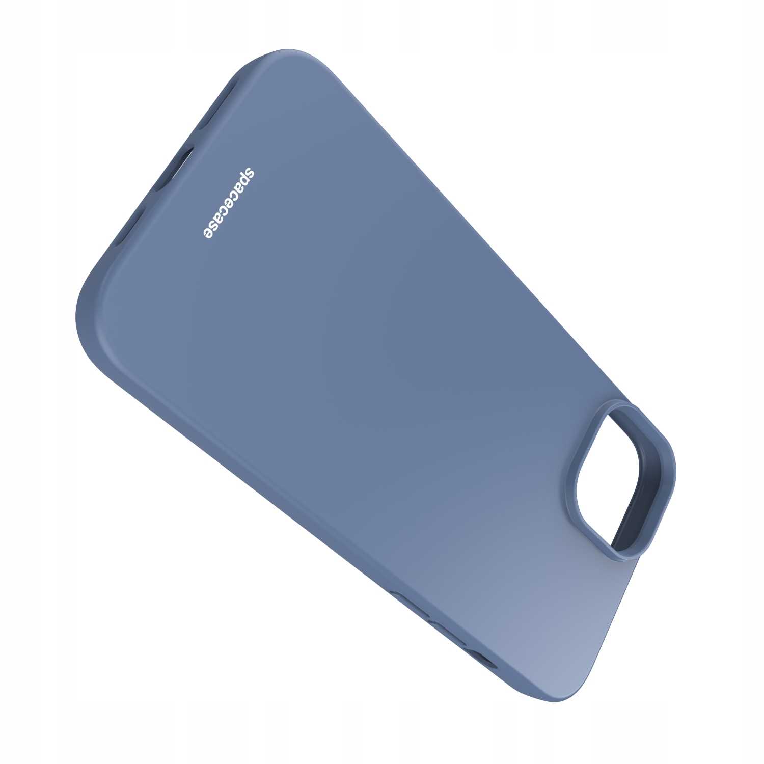 Spacecase Silicone Case iPhone 15 Plus blue