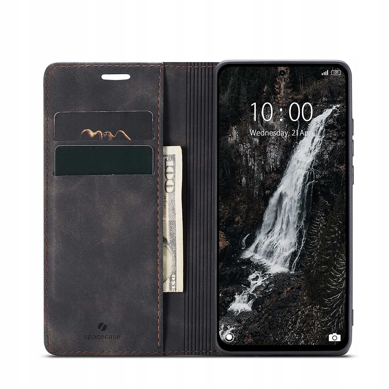 Spacecase Wallet Xiaomi Redmi Note 14 5G / Poco M7 Pro 5G Black