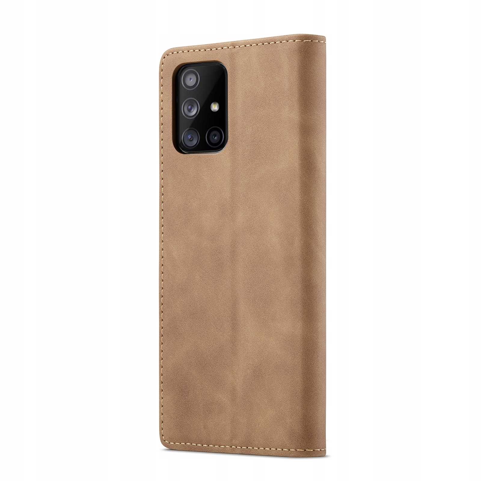 Spacecase Wallet Galaxy A71 Light Brown