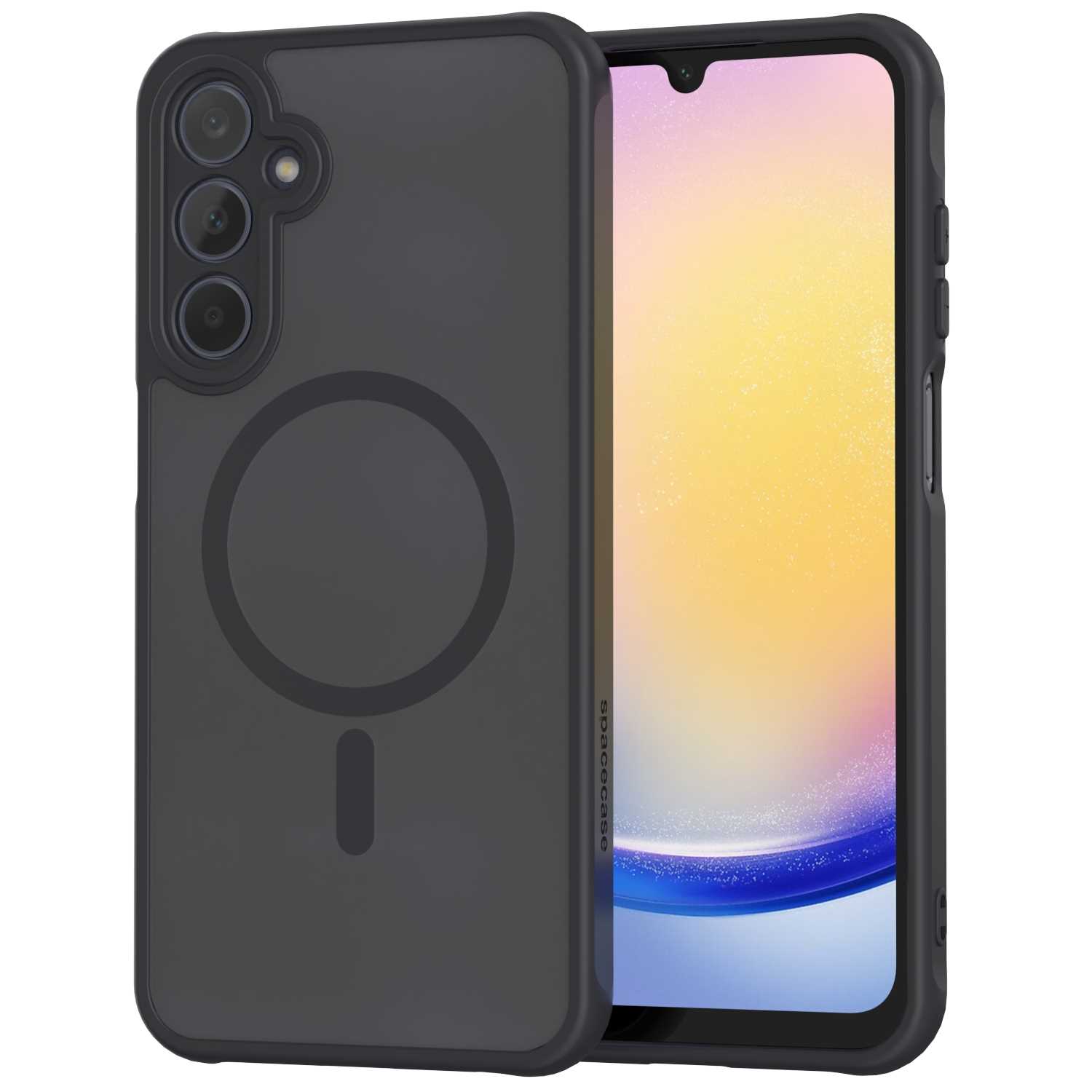 Spacecase Hybrid Mag Galaxy A25 5G black