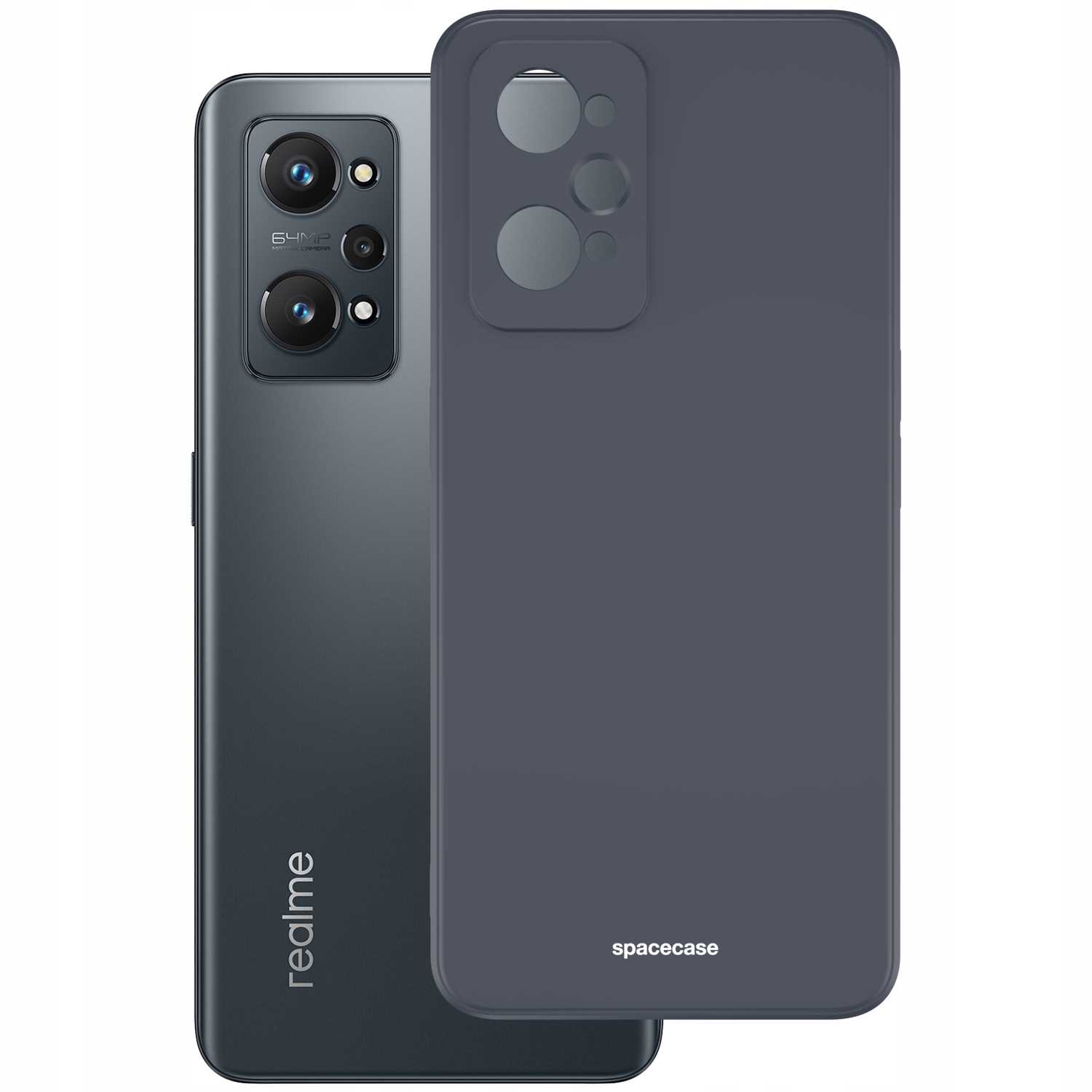 Spacecase Silicone Case Realme Gt Neo 2/Neo 3T/Gt2 Black