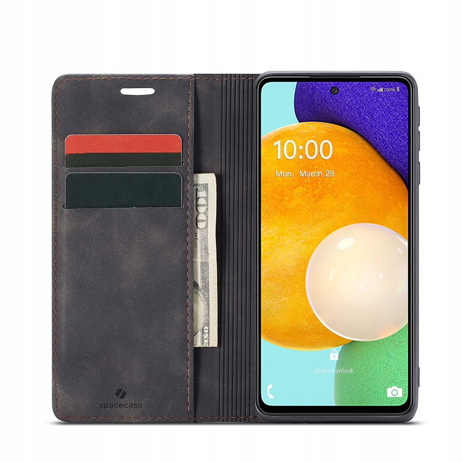Spacecase Wallet Galaxy M55 5G black