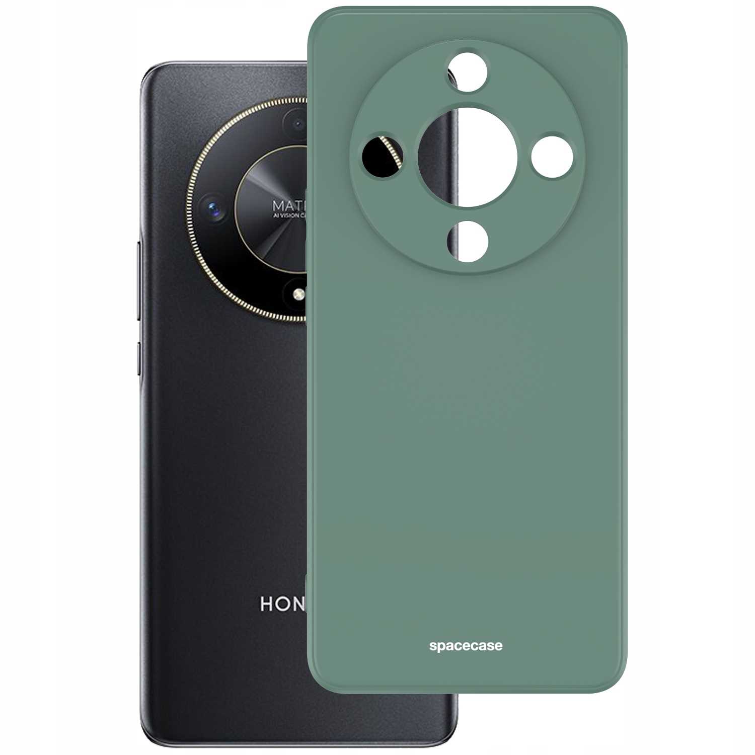 Spacecase Silicone Case Honor Magic 6 Lite Dark Green