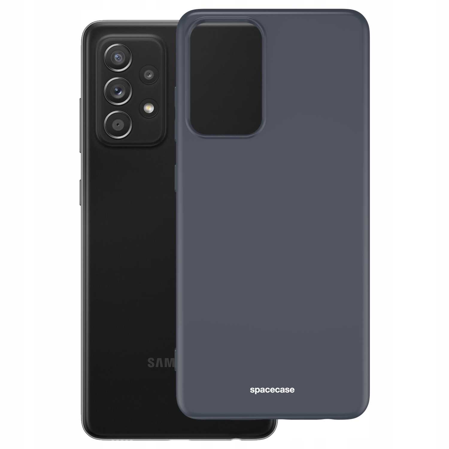 Spacecase Silicone Case Galaxy A52/A52S Black
