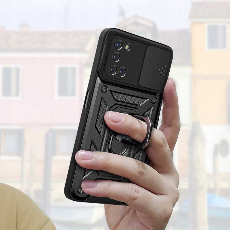 Spacecase Camring Oppo A52/A72 Black