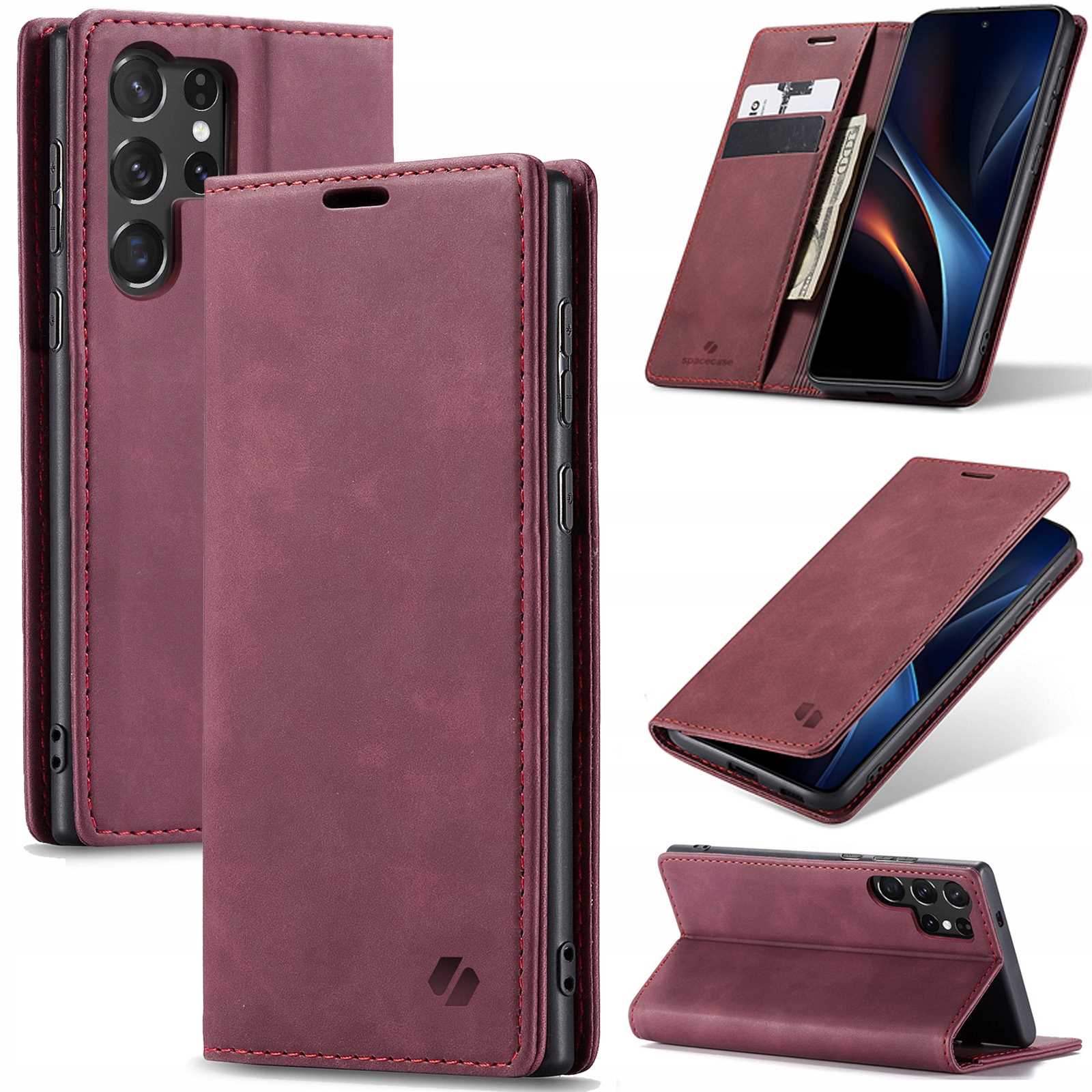 Spacecase Wallet Galaxy S25 Ultra red