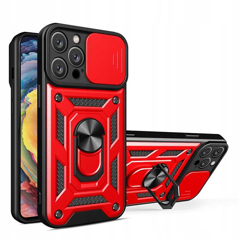 Spacecase Camring Iphone 15 Pro Red