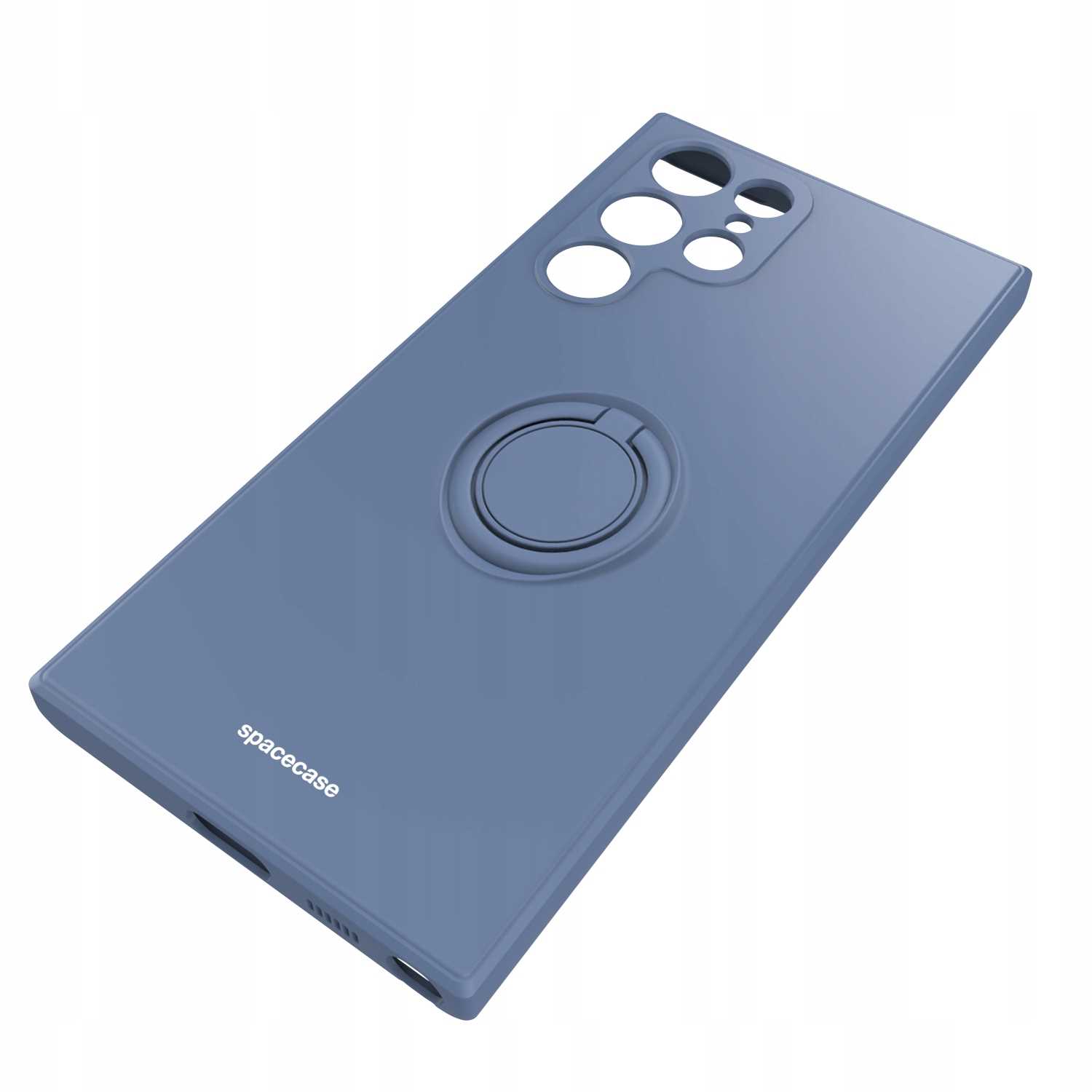Spacecase Silicone Ring Galaxy S22 Ultra blue
