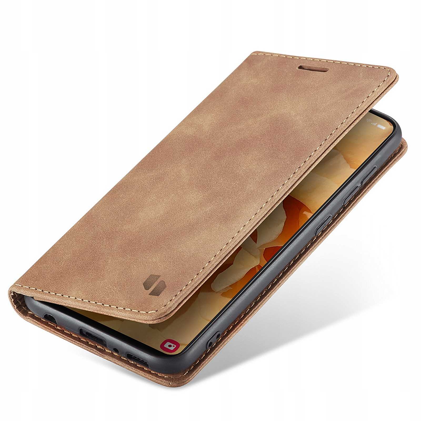 Spacecase Wallet Galaxy A51 light brown