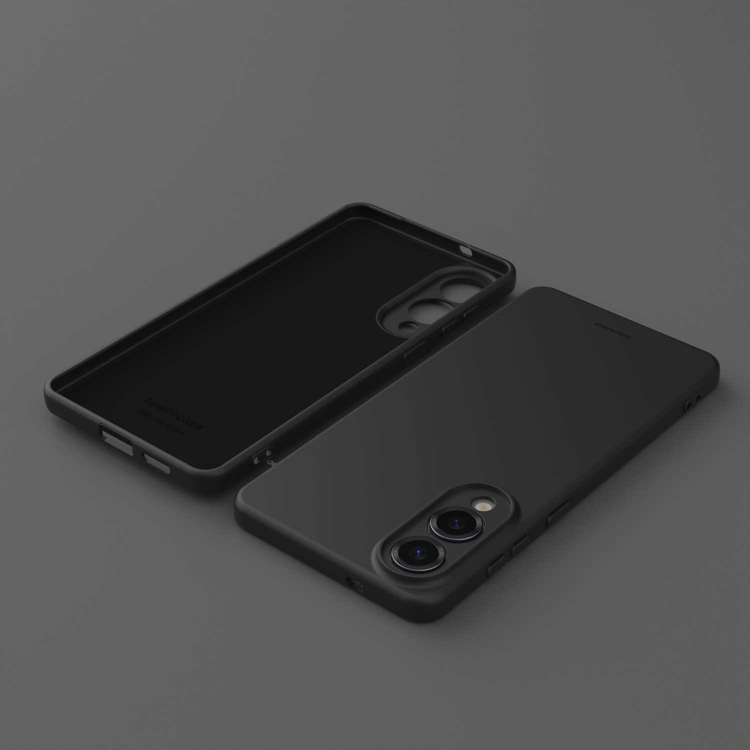 Spacecase Silicone Case 3.0 Galaxy S25 Edge Black