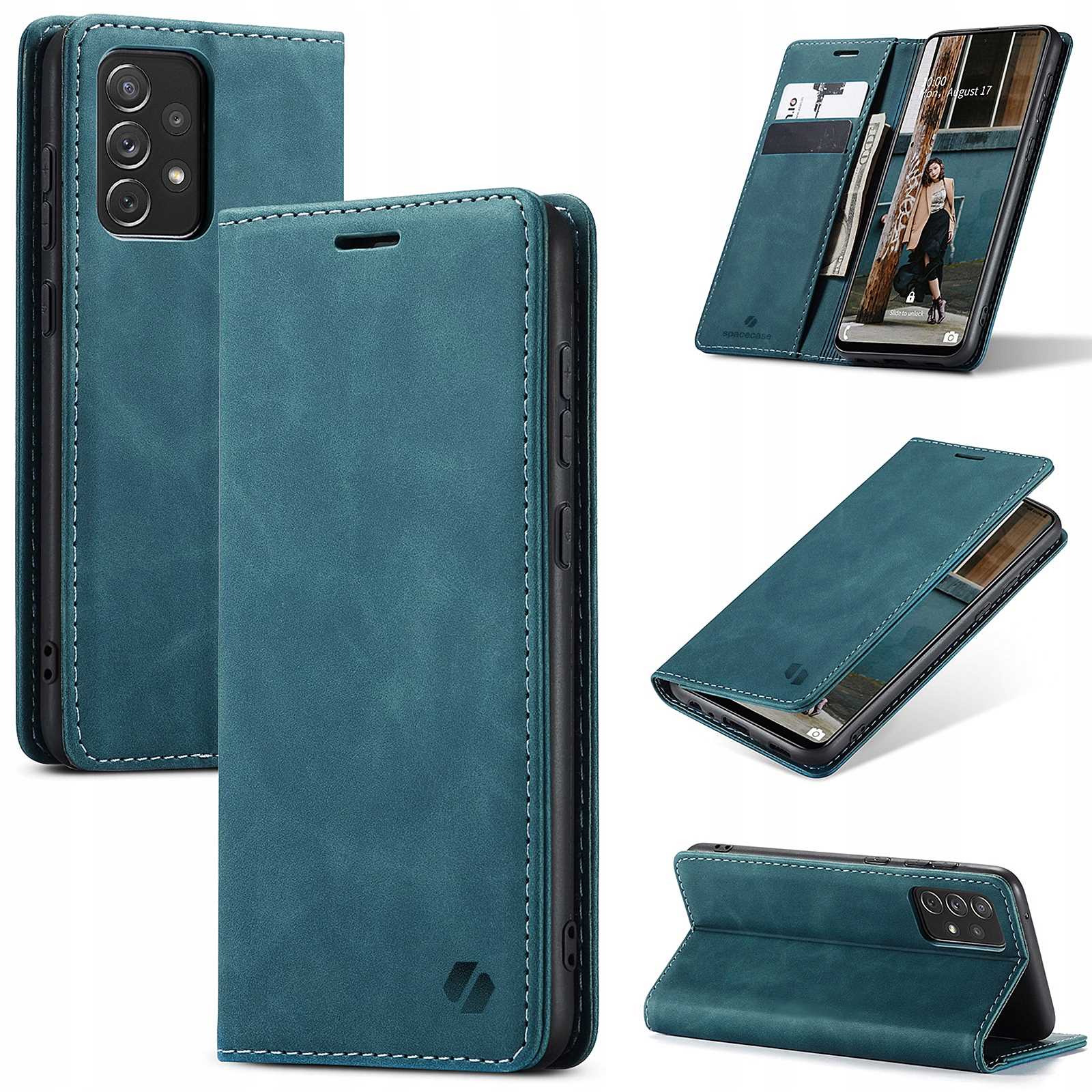 Spacecase Wallet Galaxy A72 5G Blue