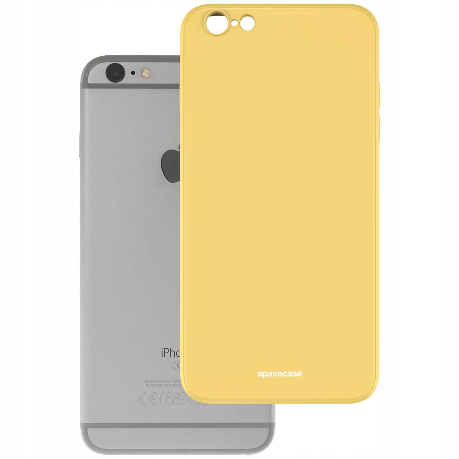 Spacecase Silicone Case iPhone 6/6s Plus yellow