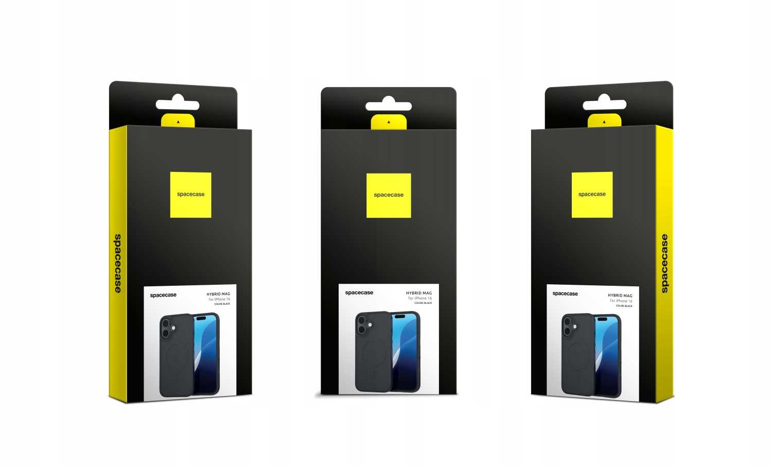 Spacecase Hybrid Mag iPhone 16 black