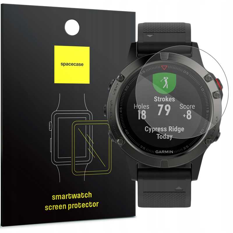 Spacecase Sw Glass 2.5D Garmin Fenix 5