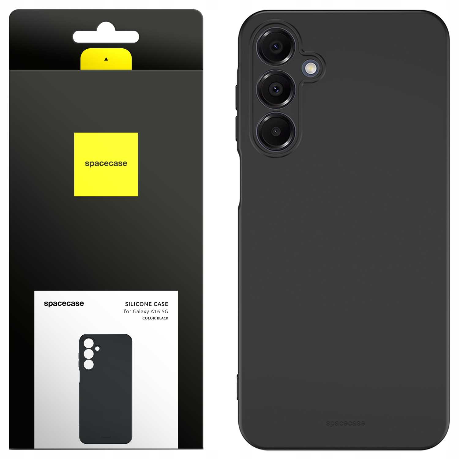 Spacecase Silicone Case 3.0 Galaxy A16 5G Black