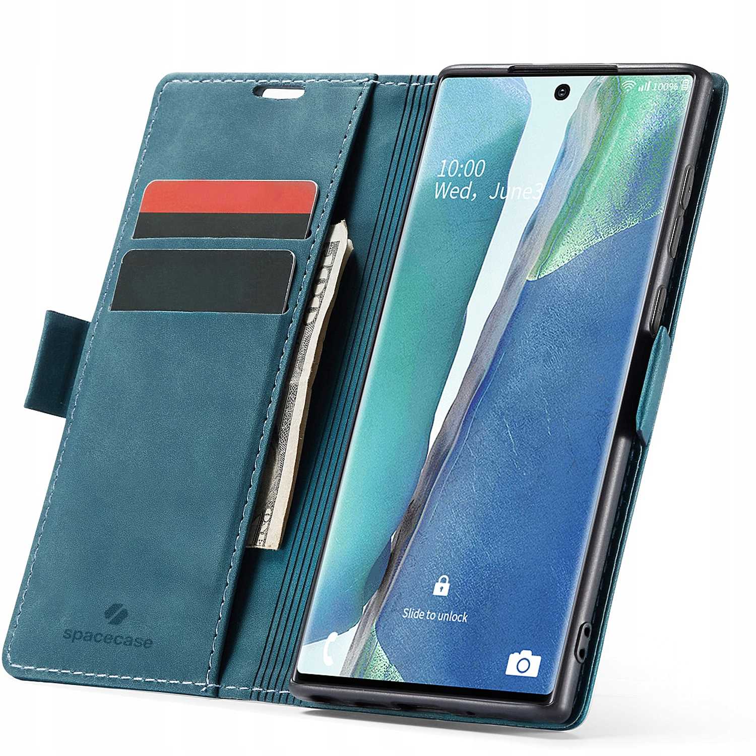Spacecase Wallet Galaxy Note 20 blue