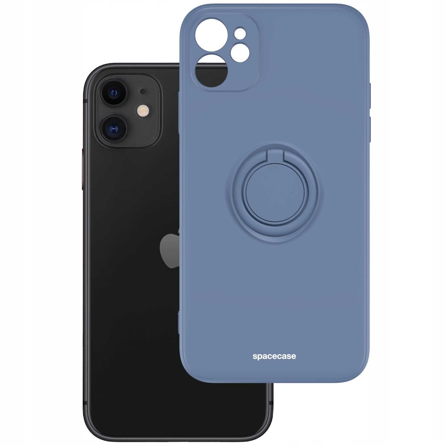 Spacecase Silicone Ring iPhone 11 blue