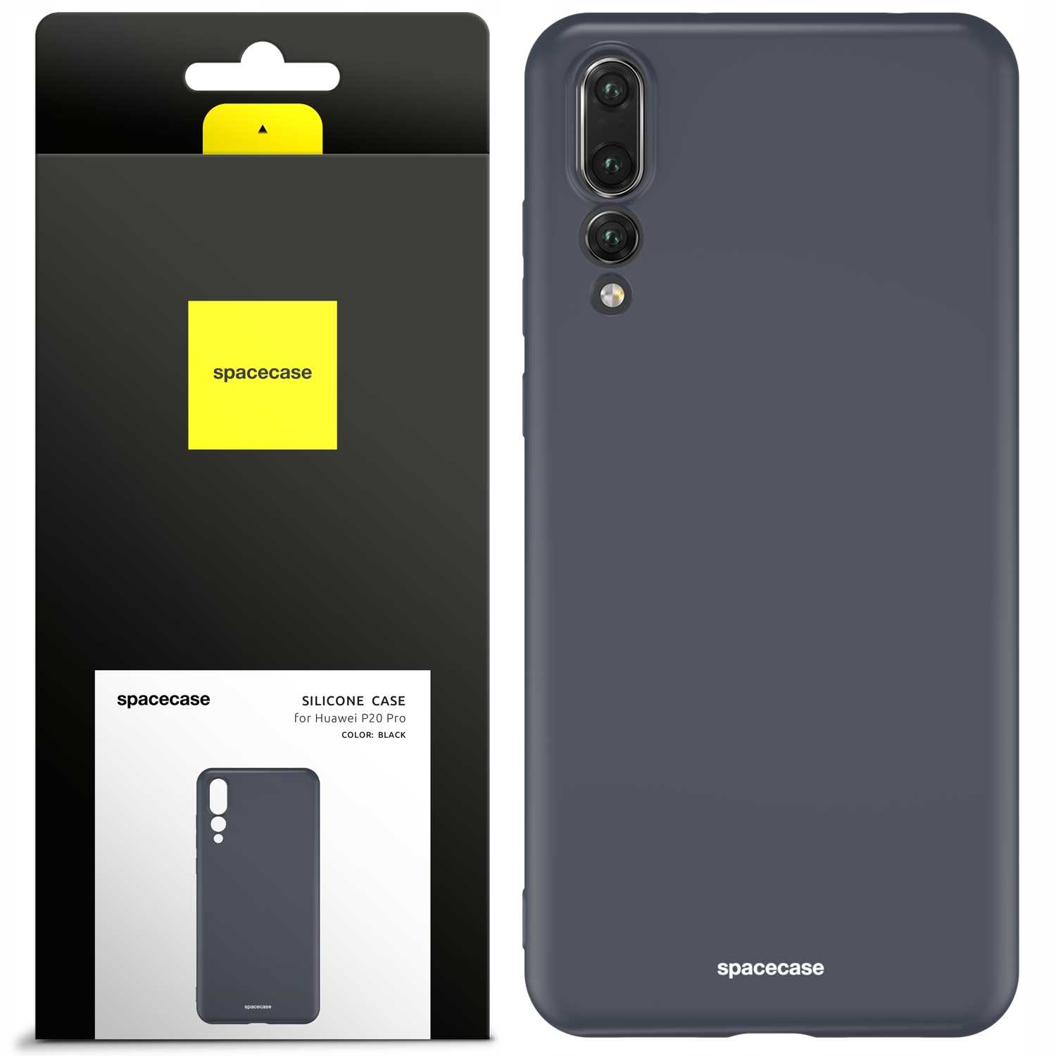 Spacecase Silicone Case Huawei P20 Pro black