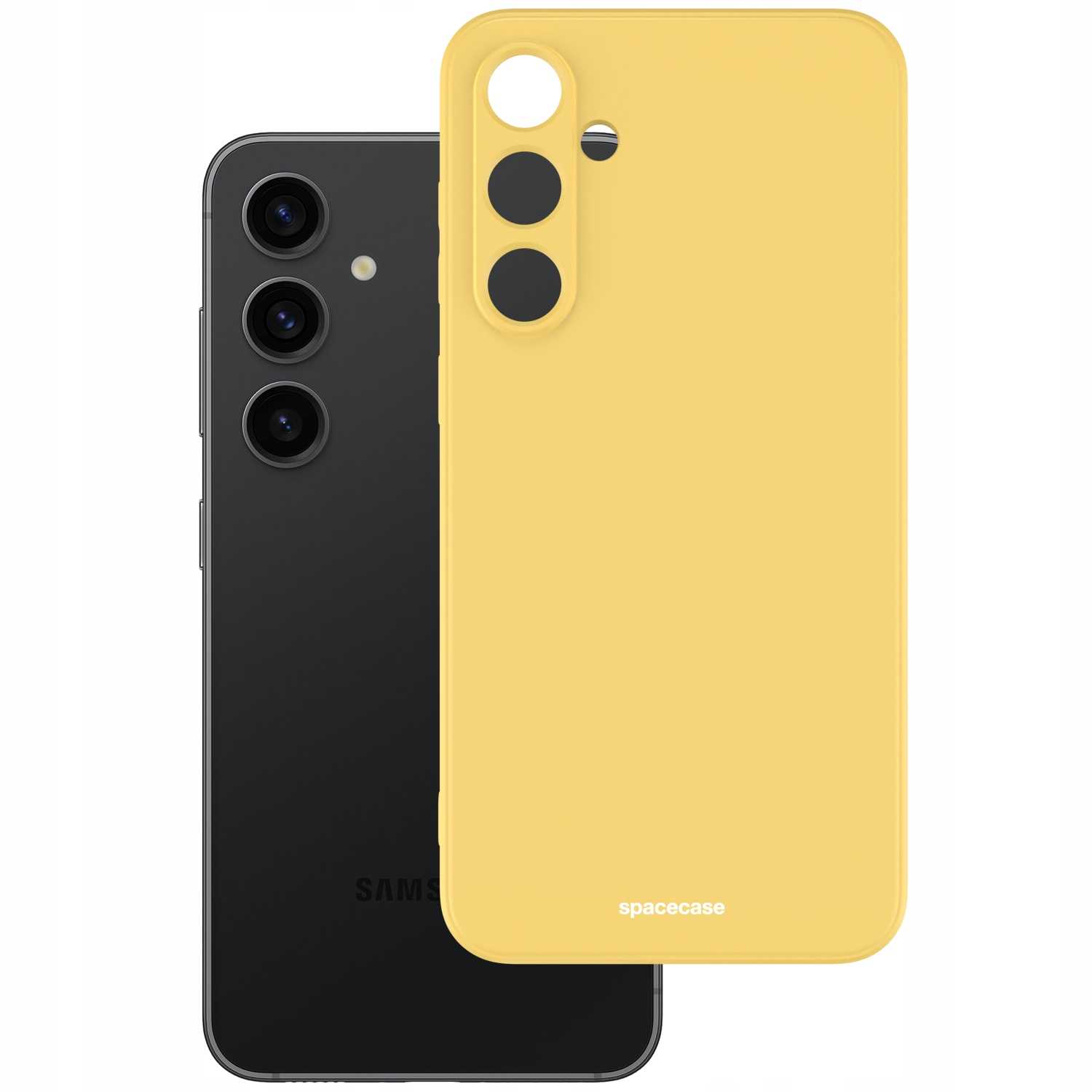 Spacecase Silicone Case Galaxy S23 FE yellow
