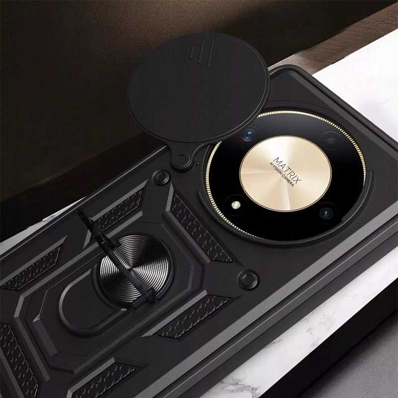 Spacecase Camring Honor Magic 6 Lite black