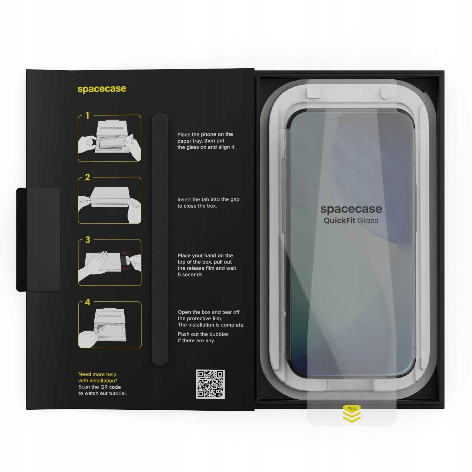 Spacecase Quickfit Privacy iPhone 16 Pro Max / 17 Pro Max